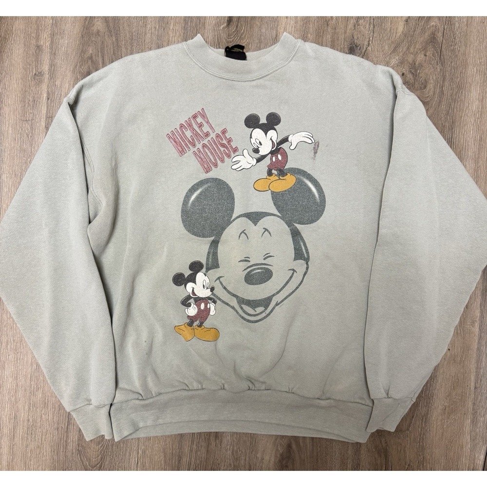 Vintage Mickey Mouse Crewneck Sweatshirt Disney Mickey Unlimited Boxy Fit